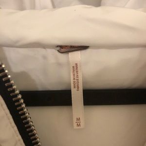 White Free People hailey puffer coat  (M)